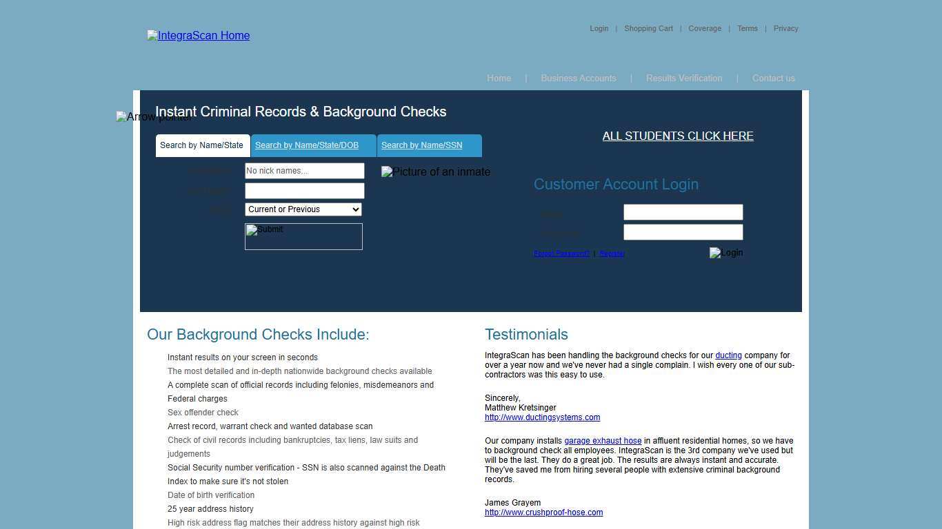 Instant National Criminal Background Check Online